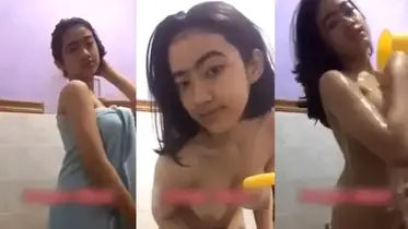 Syakirah Mandi Bugil Basah Digenjot Ganas